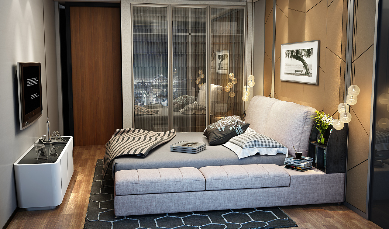 舒適榻榻米風(fēng)格布藝床設(shè)計(jì) 融合傳統(tǒng)與現(xiàn)代的家具創(chuàng)新